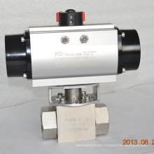 high pressure ball valve with pneumatic actuator